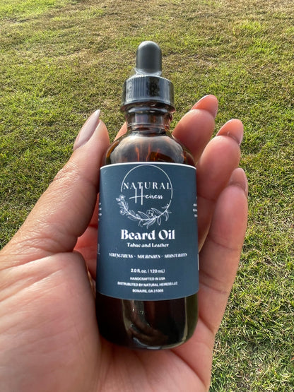 NH Talbac and Leather Beard Oil