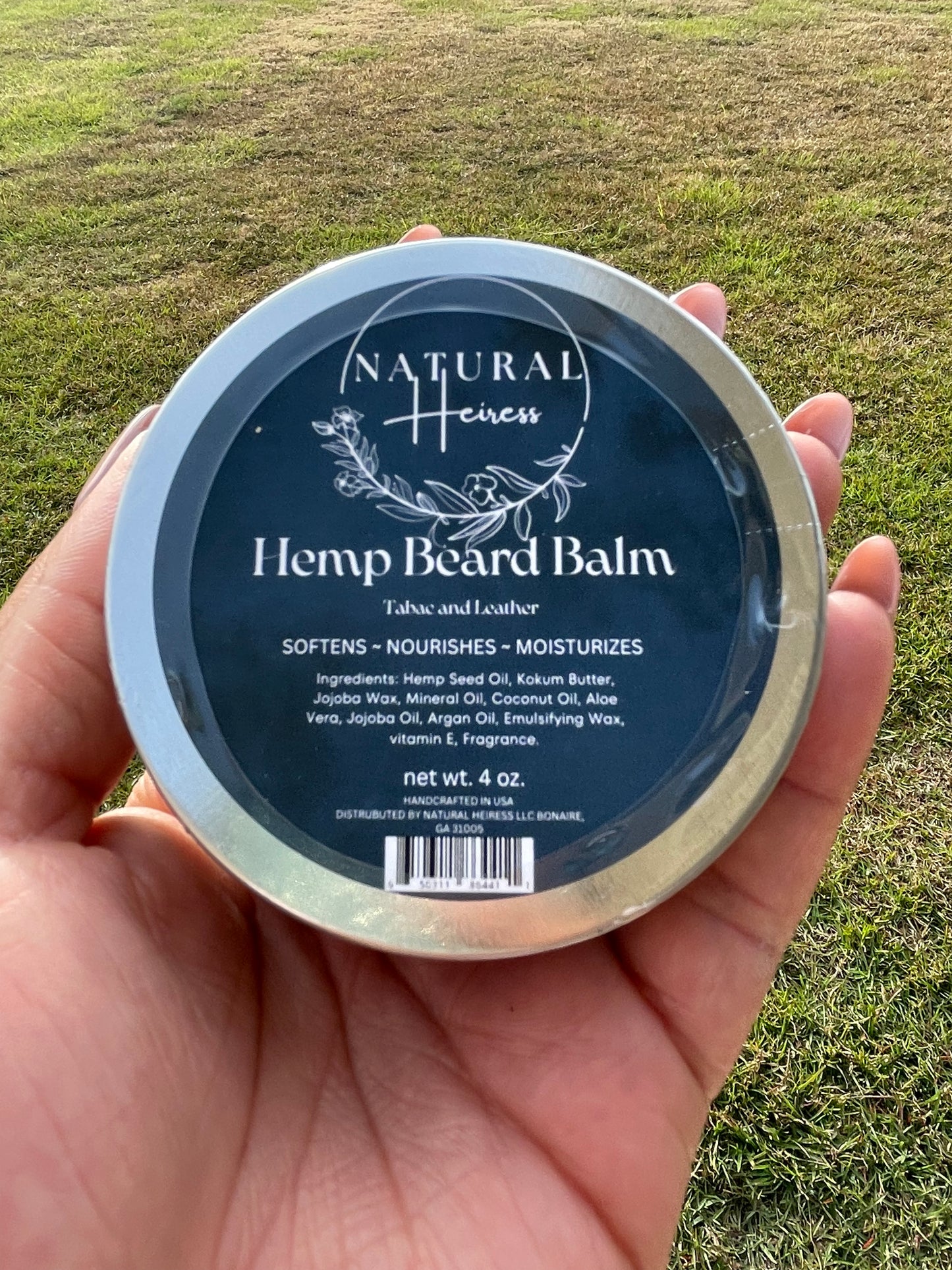 NH Talbac and Leather Beard Balm