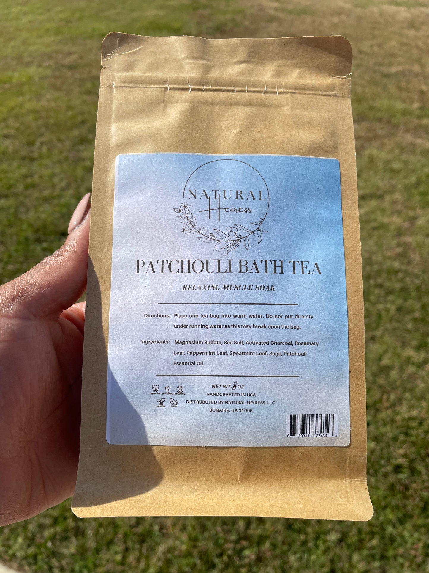 NH Patchouli Bath Tea